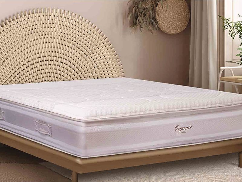 Colchón Organic en un dormitorio