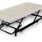 Sistema elevable manual con pedal y ruedas