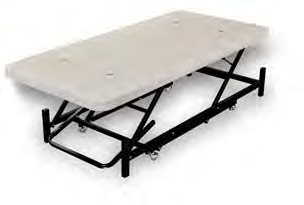 Sistema elevable manual con pedal y ruedas